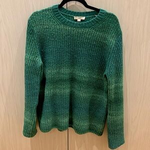 Vince green gradient sweater